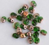 Superduo Green Chrysolite Apollo Capri Gold 50050-27101 Czech Beads x 10g
